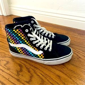 Rainbow High top Vans